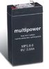 multipower Batterie MP3,8-6 6V/3,8 Ah