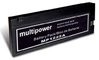 multipower-Batterie MP1222A 12V/2Ah