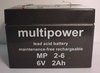 multipower MP2-6 6V/2Ah