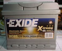 EXIDE Starterbatterien