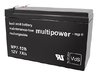 multipower Batterie MP7-12B 12V/7 Ah