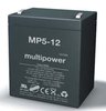 multipower Batterie 12V/5 Ah (C20)